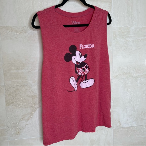 SOLD Disney Mickey Red Tank Top XL - Picture 3 of 6